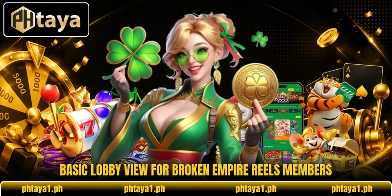 Basic lobby view for Broken Empire Reels members Basic lobby view for Broken Empire Reels members