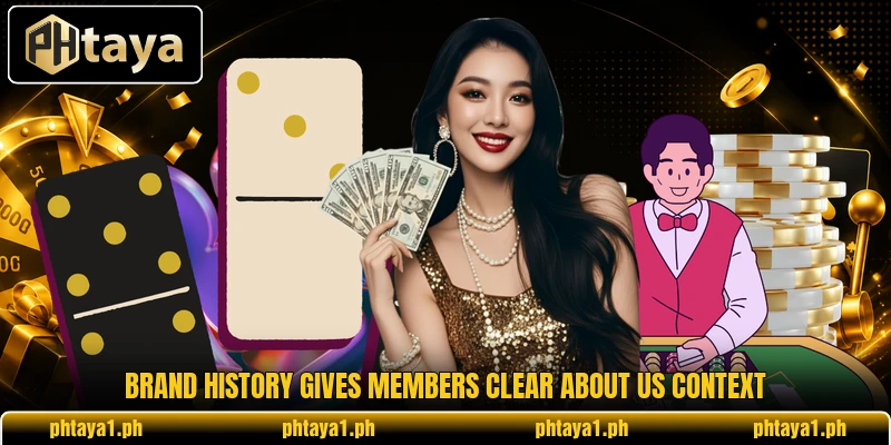 Brand history gives members clear about us context Brand history gives members clear about us context