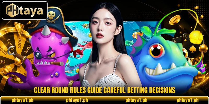Clear round rules guide careful betting decisions Clear round rules guide careful betting decisions