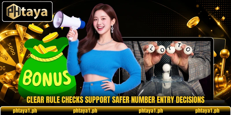 Clear rule checks support safer number entry decisions Clear rule checks support safer number entry decisions