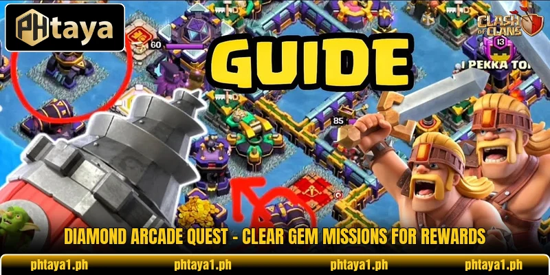 Diamond Arcade Quest - Clear Gem Missions For Rewards