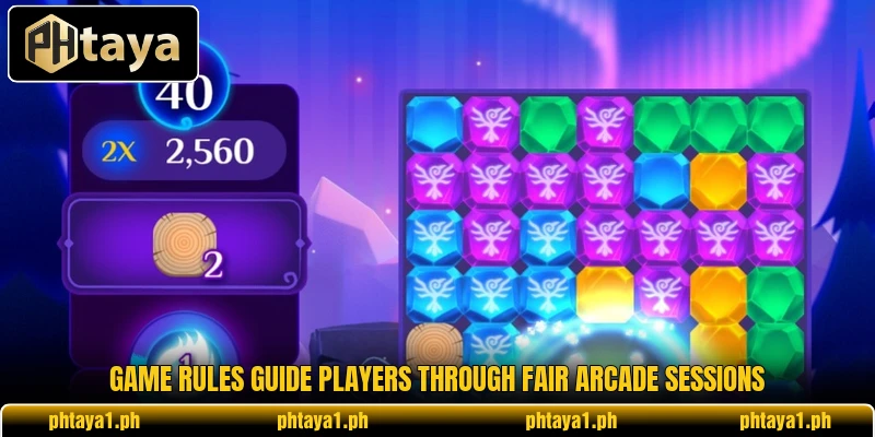 Game rules guide players through fair arcade sessions Game rules guide players through fair arcade sessions