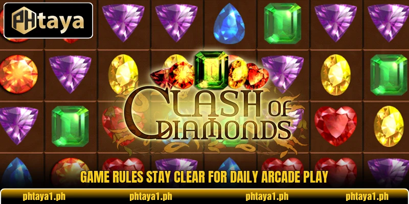 Game rules stay clear for daily arcade play Game rules stay clear for daily arcade play