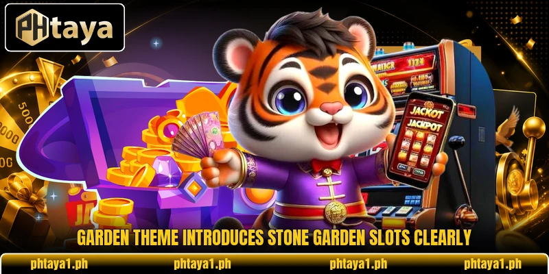 Garden theme introduces Stone Garden Slots clearly Garden theme introduces Stone Garden Slots clearly