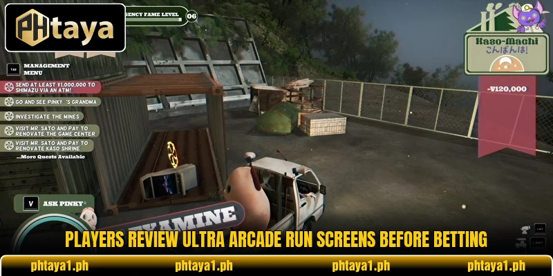 Players review Ultra Arcade Run screens before betting Players review Ultra Arcade Run screens before betting