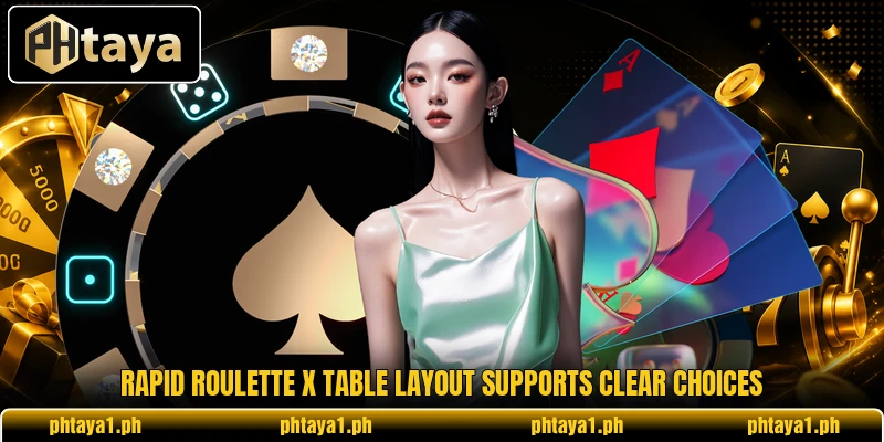 Rapid Roulette X table layout supports clear choices Rapid Roulette X table layout supports clear choices