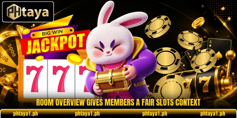 Room overview gives members a fair slots context Room overview gives members a fair slots context